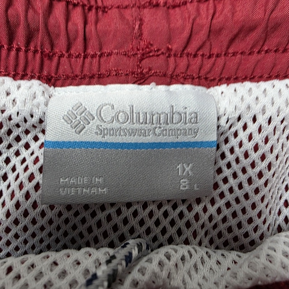 NWT Columbia PFG Swim Trunks Mens XL 8" Inseam Red Cruise Lifeguard Fishing Prep - Picture 5 of 12